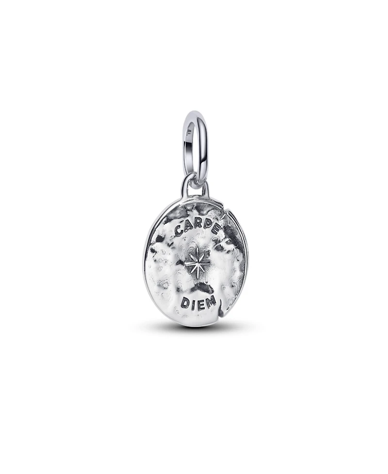 Pandora Cubic Zirconia Skull Medallion Charms