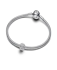 Pandora Sterling Silver Textured Skull Mini Charms