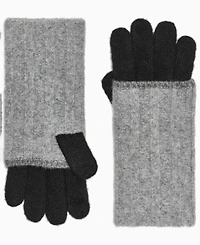 Calvin Klein Patchwork Knit Gloves