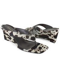 Kenneth Cole New York Women's Susannah Dress Wedge Thong Sandals