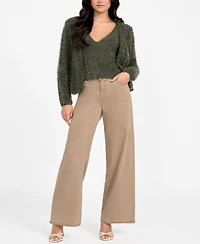 Guess Women's Bea Open Stitch Long Sleeve Cardigan Sweater