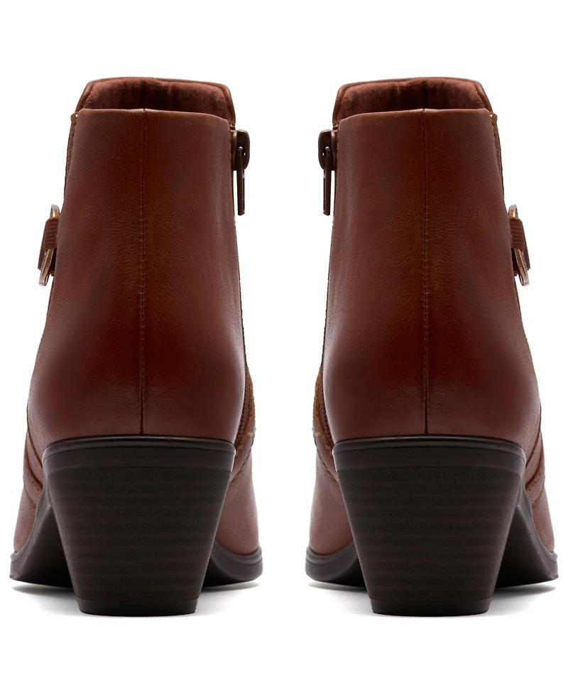 Clarks Collection Women's Emily2 Henley Wedge Booties