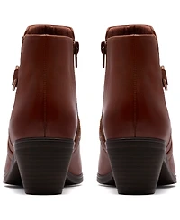 Clarks Collection Women's Emily2 Henley Wedge Booties