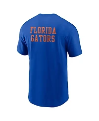 Jordan Men's Royal Florida Gators 2-Hit Stacked T-Shirt