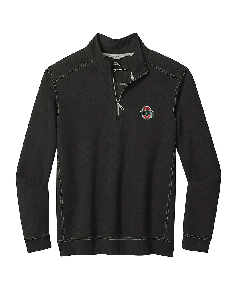 Tommy Bahama Men's Ohio State Buckeyes Montego Bay Half-Zip Jacket