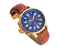 Invicta Men's I-Force Quartz 3 Hand Blue Dial Watch