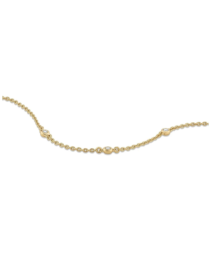 Vincero Women's The Sapphire Trio Bracelet in 14K Gold Over Stainless Steel