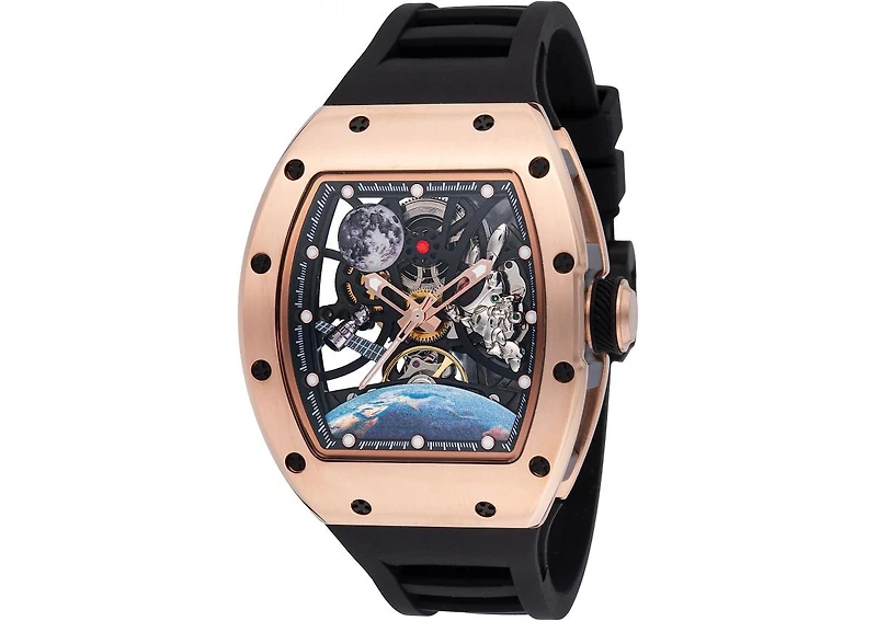 Invicta Men's 49011 S1 Rally Automatic 3 Hand Black Dial Watch