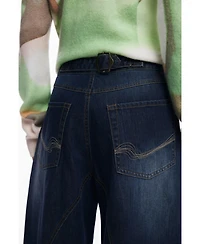 Desigual Women's Long Balloon Jeans