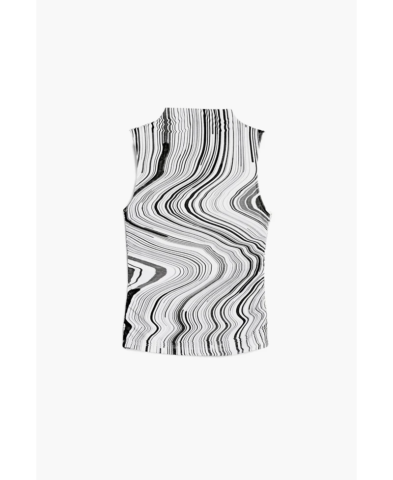 Desigual Women's Wavy striped T-shirt