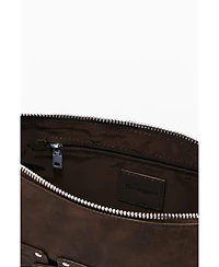 Desigual Women's Small studded patch baguette bag
