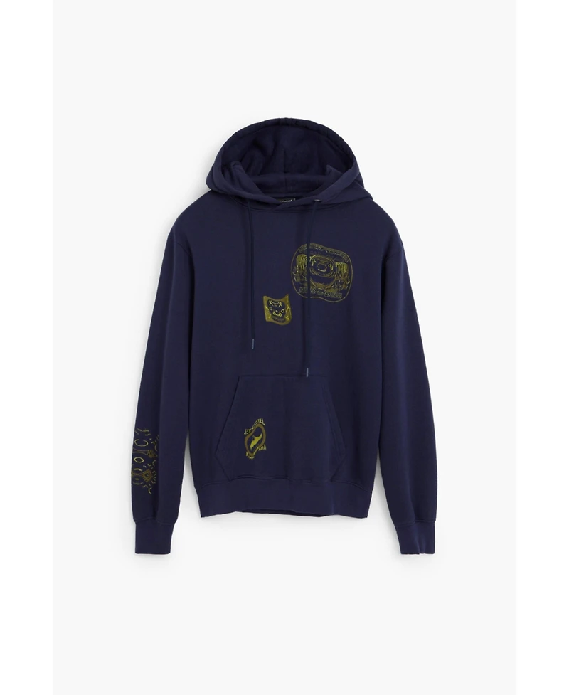 Desigual Men's Tiger embroidered sweatshirt
