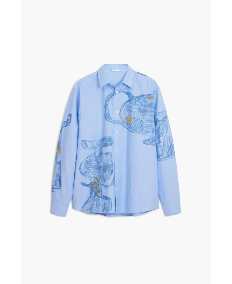 Desigual Men's Long-sleeve pottery shirt