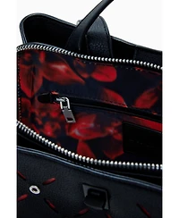 Desigual Women's Small perforated backpack with studs