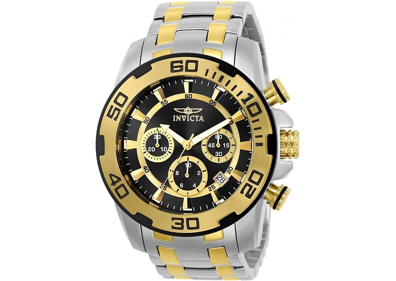 Invicta Men's 22322 Pro Diver Quartz Chronograph Black Dial Watch