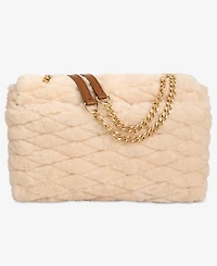 I.n.c. International Concepts Soft Ajae Quilted Faux Fur Handbag, Macy's Exclusive