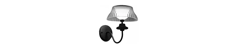 Maxsa Innovations Solar-powered Scallop Led Path or Wall Lamp