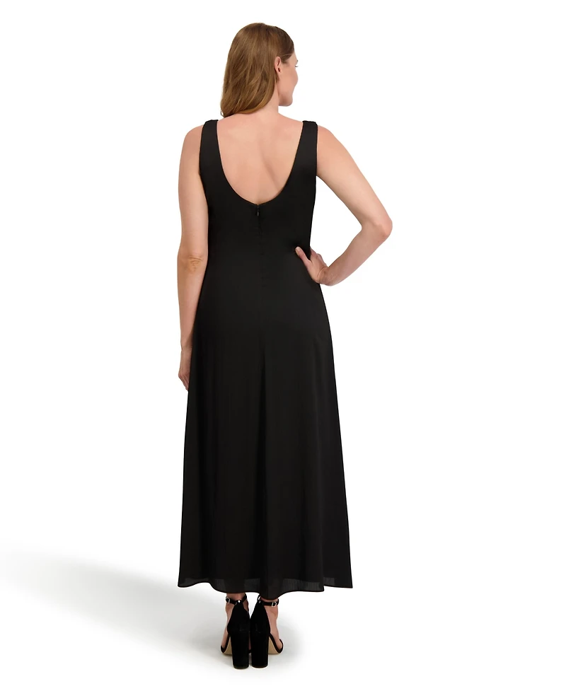 Laundry By Shelli Segal Women's Roxanne Sleeveless Low Cowl Dress