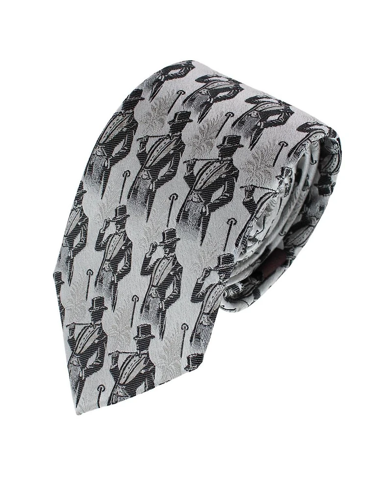 Trafalgar Ambrose Dapper Night Silk Novelty Necktie