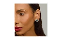 Lucy Quartermaine Egyptian Turqoise Studs