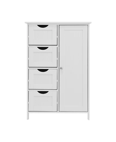 Casainc Bathroom Floor Cabinet with Adjustable Shelf and Drawers