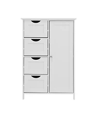 Casainc Bathroom Floor Cabinet with Adjustable Shelf and Drawers