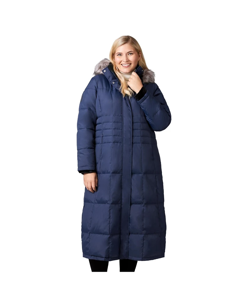 Free Country Plus Full Length Splendor Down Jacket