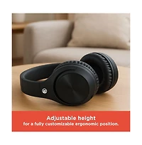 RadioShack Wireless Bluetooth 5.3 Headphones 15 Hour Playtime, Adjustable Height