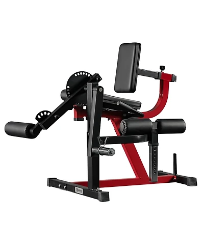 Mikolo Leg Extension and Curl Machine, Lower Body Special Leg Machine, Adjustable Leg Exercise Bench with Plate Loaded, Leg Rotary Extension for Thigh