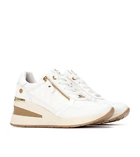 Xti Women's Quilted Wedge Sneakers By