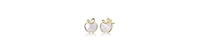 GiGiGirl Sterling Silver 14K Gold Plated with White Mother-of-Pearl Apple Stud Earrings for Kids
