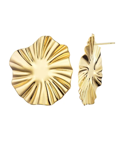Adornia Tarnish Resistant Gold Burst Stud Earrings