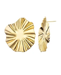 Adornia Tarnish Resistant Gold Burst Stud Earrings