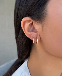 Adornia Gold Cubic Zirconia Earring Set