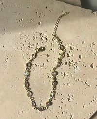 Adornia Gold Crystal Mixed Shape Bracelet