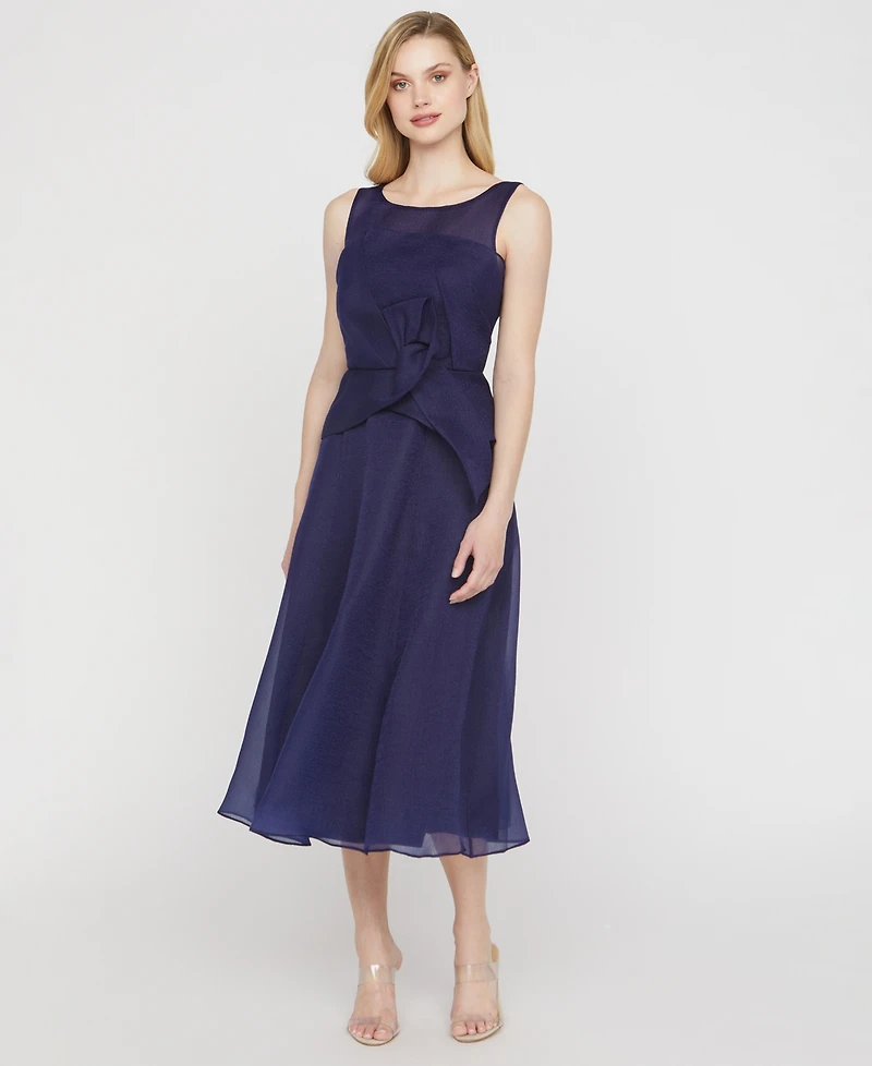 Js Collections Women's Boat Neck Cocktail Dress