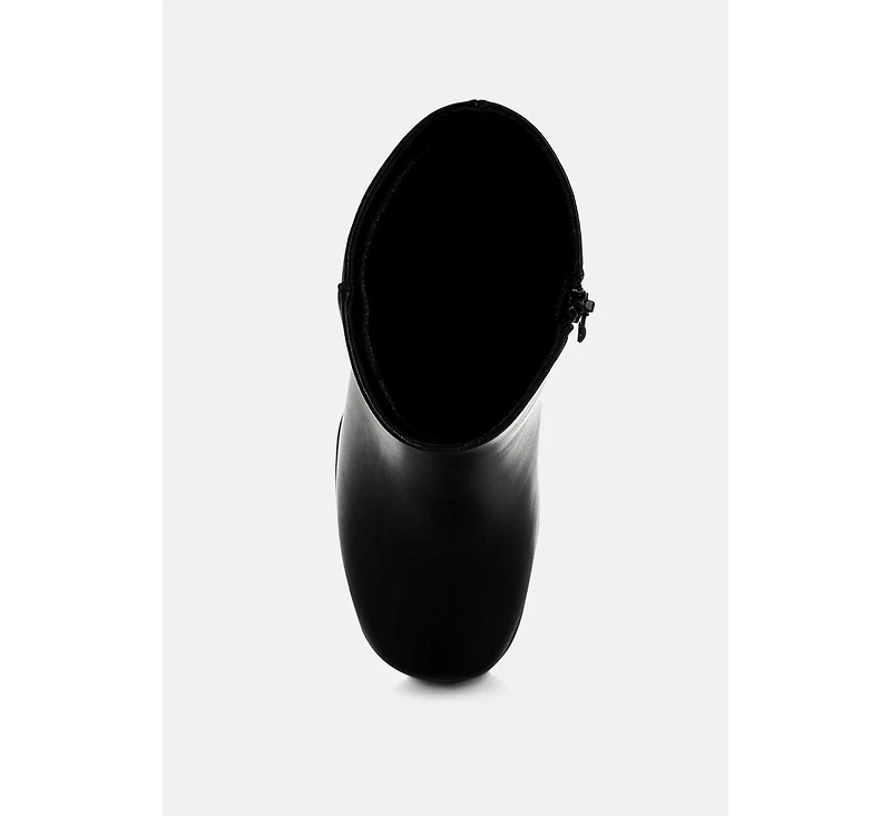 London Rag Baltese Zip-Up Chunky Boots Women
