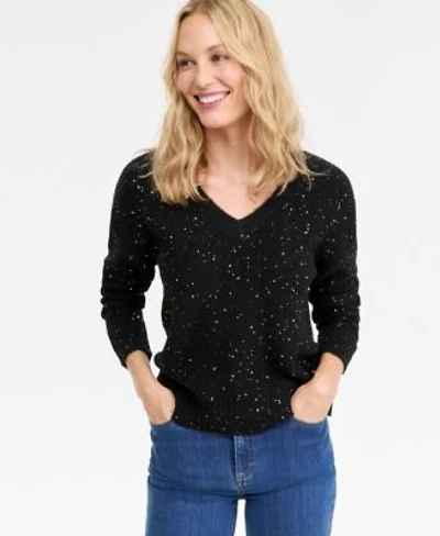 I.N.C. International Concepts Roving Sequin V Neck Sweater P Xs Xxl