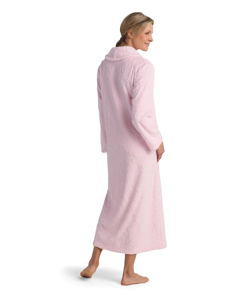 Miss Elaine Women's Collared Long Robe