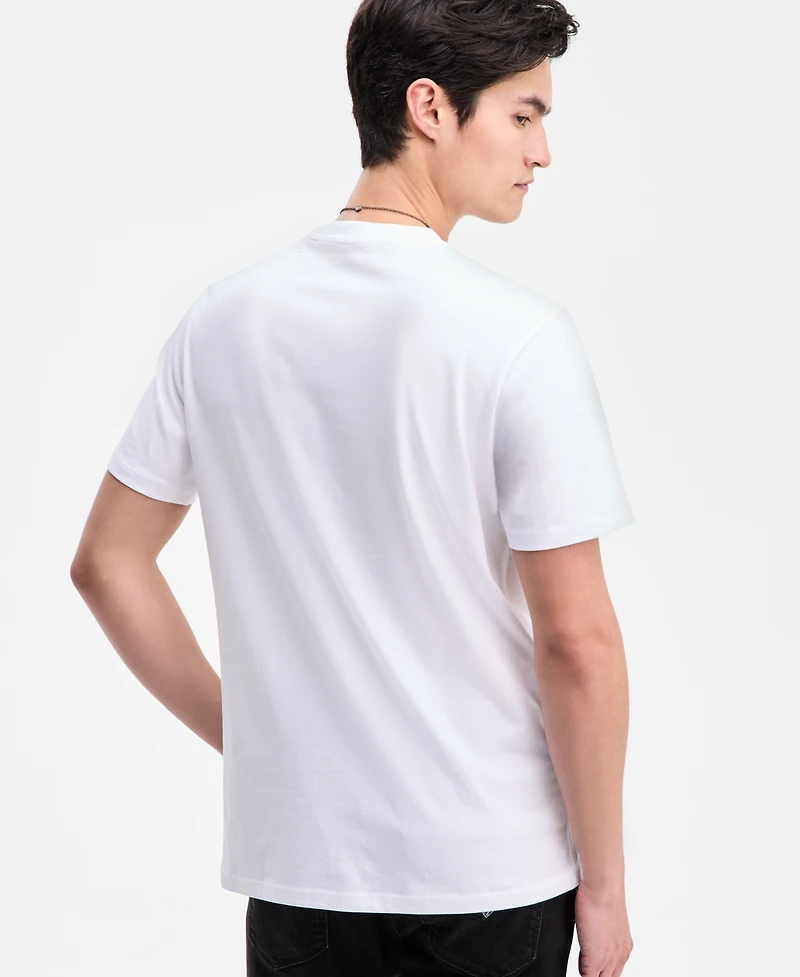 Guess Men's Embroidered Big G Logo T-Shirt