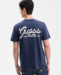 Guess Men's Script Logo Print T-Shirt