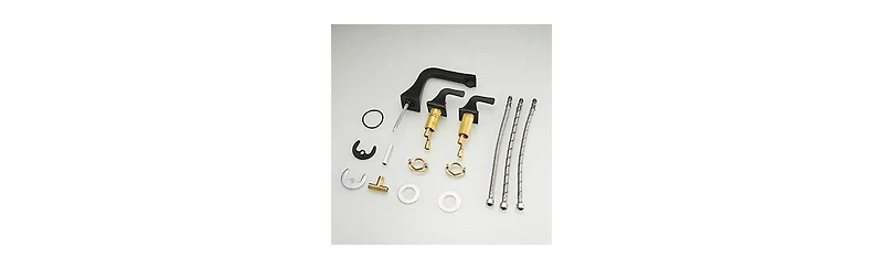 Greenspring 8 in. Widespread Double Handle Bathroom Faucet With Pop-up Drain Assembly