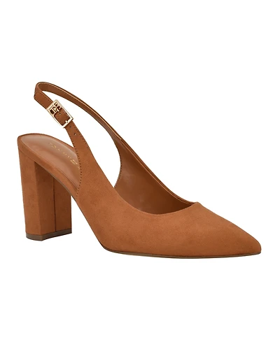 Tommy Hilfiger Women's Azalee High Block Heel Slingback Pumps