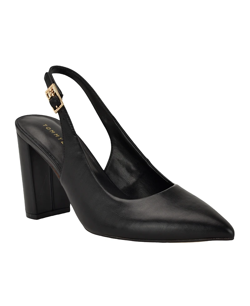 Tommy Hilfiger Women's Azalee High Block Heel Slingback Pumps