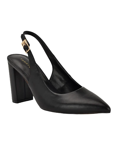 Tommy Hilfiger Women's Azalee High Block Heel Slingback Pumps