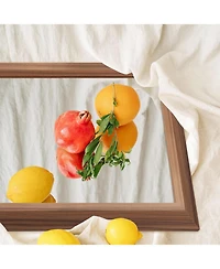 Amorho Bathroom Mirror, 36" x 30" Inch Thick Metal Framed Wall Mirrors for Over Sink, Bedroom, Living Room, Entryway