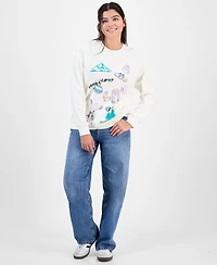 Rebellious One Juniors' Ski Graphic Print Sweathirt
