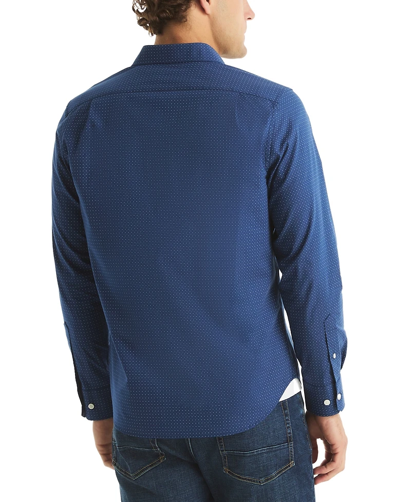 Nautica Men's Long-Sleeve Printed Shirt