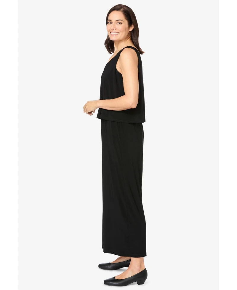 Woman Within Plus Size Within Popover Jumpsuit