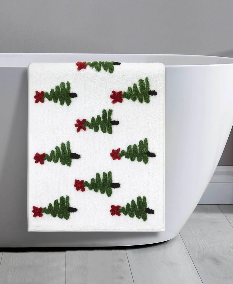 Avanti Ribbon Tree Polyester Bath Rug, 20" x 32"